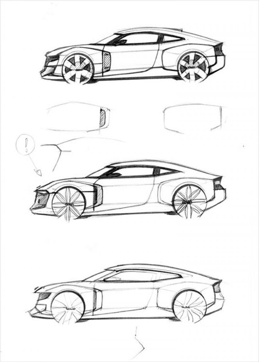 Эскиз Audi Quattro Concept 2010 года  (фото 97 из 119)